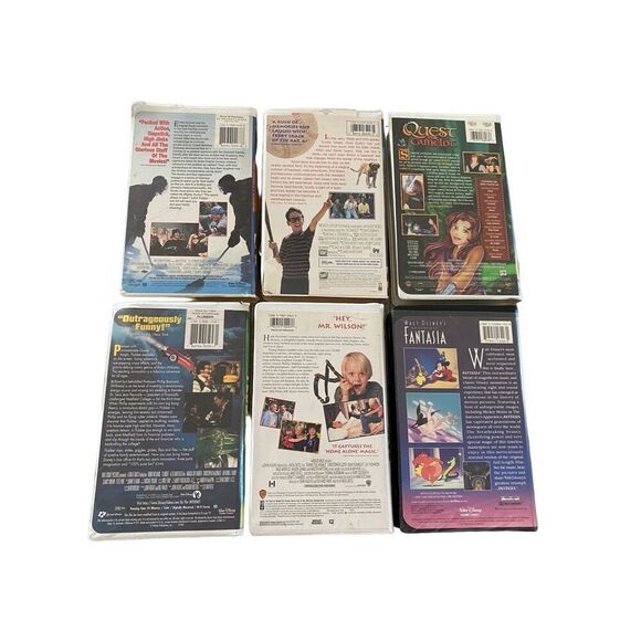 Lot of 6 D3 Flubber Dennis The Menace The Sandlot  VHS Tape Vintage Movie Y2K 90 - Picture 2 of 7